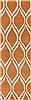 Surya Stamped Orange Runner 26 X 80 Area Rug STM821-268 800-59851 Thumb 0