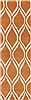 Surya Stamped Orange Runner 26 X 80 Area Rug STM821-268 800-59851 Thumb 0