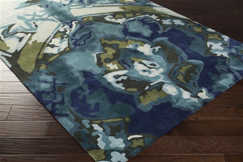 Surya Swank Blue 80 X 110 Area Rug SWA1010-811 800-59990 Image 1