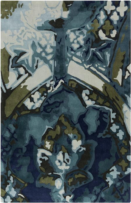 Surya Swank Blue 80 X 110 Area Rug SWA1010-811 800-59990 Image 0