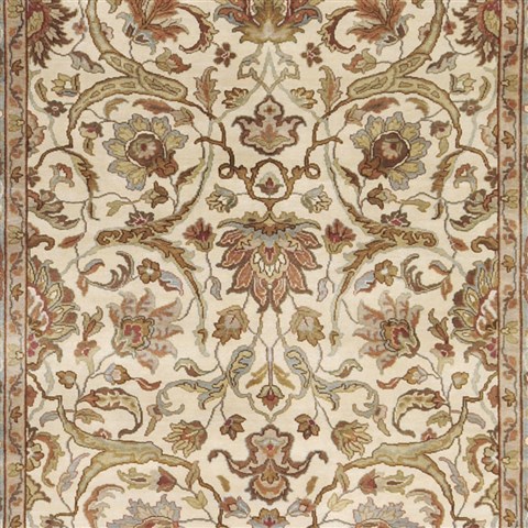 Surya Taj Mahal White Runner 26 X 80 Area Rug TJ1123-268 800-60429 Image 1