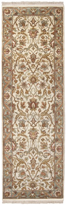 Surya Taj Mahal White Runner 26 X 80 Area Rug TJ1123-268 800-60429 Image 0