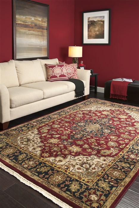 Surya Taj Mahal Red Square 80 X 80 Area Rug TJ2000-8SQ 800-60444 Image 4