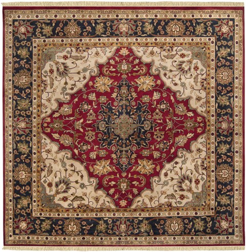 Surya Taj Mahal Red Square 80 X 80 Area Rug TJ2000-8SQ 800-60444 Image 0