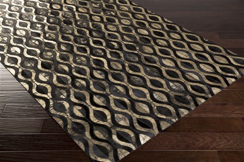 Surya Trail Black 50 X 80 Area Rug TRL1133-58 800-60626 Image 1