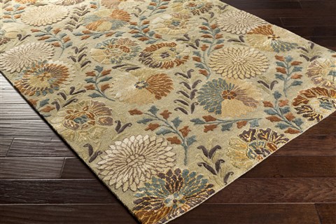 Surya Vintage Green 20 X 30 Area Rug VTG5227-23 800-61355 Image 1