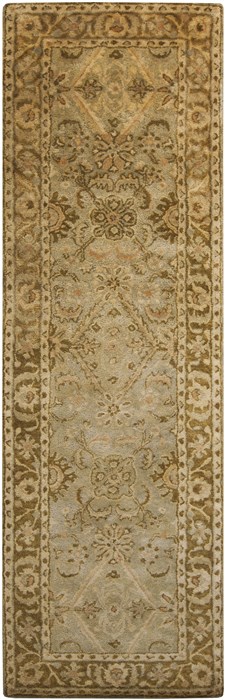 Surya Vintage Green Runner 26 X 80 Area Rug VTG5235-268 800-61367 Image 0