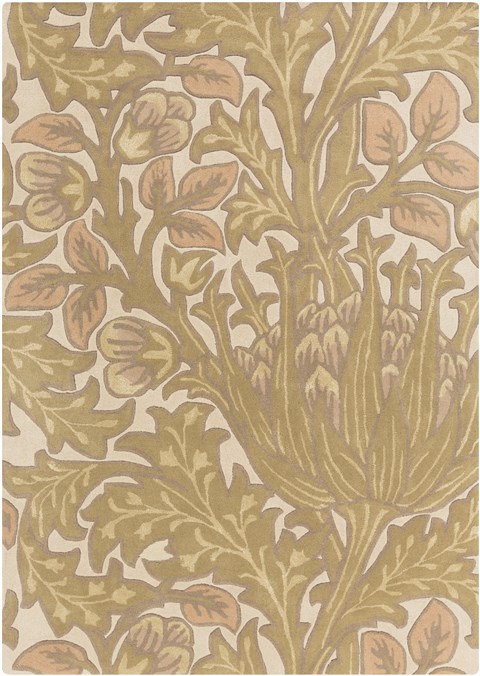 Surya William Morris Green 50 X 80 Area Rug WLM3005-58 800-61592 Image 0