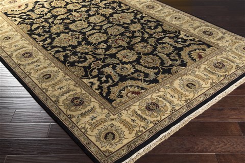 Surya Wisdom Black 40 X 60 Area Rug WSD9000-46 800-61627 Image 1