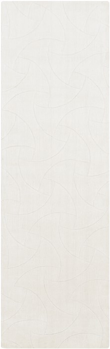 Surya Wave White Runner 26 X 80 Area Rug WVE1007-268 800-61667 Image 0