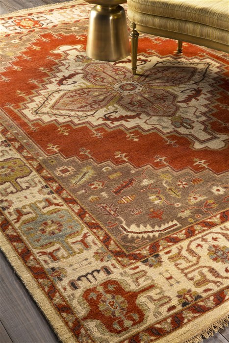 Surya Zeus Red 56 X 86 Area Rug ZEU7800-5686 800-61838 Image 6