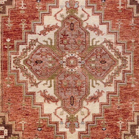 Surya Zeus Red 56 X 86 Area Rug ZEU7800-5686 800-61838 Image 7