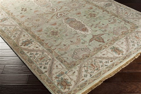 Surya Zeus Green 56 X 86 Area Rug ZEU7811-5686 800-61858 Image 1