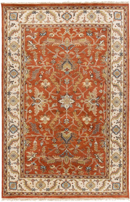 Surya Zeus Orange 56 X 86 Area Rug ZEU7824-5686 800-61921 Image 0