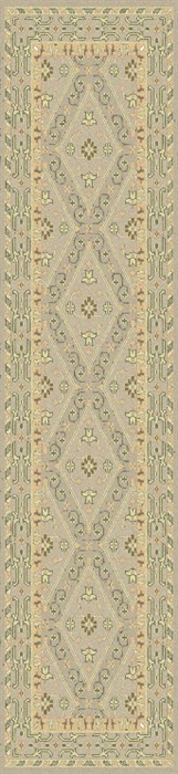 Surya Zeus Green Runner 26 X 80 Area Rug ZEU7826-268 800-61933 Image 0