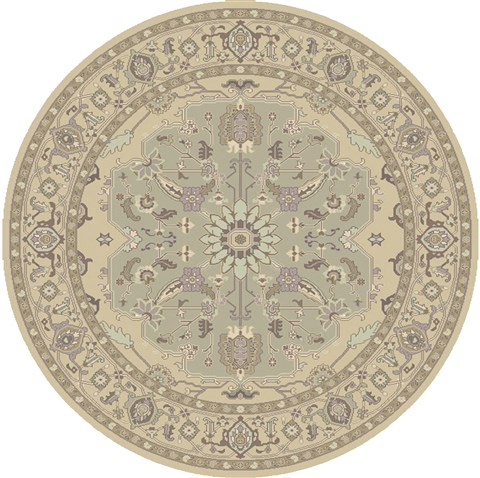 Surya Zeus Grey Round 80 X 80 Area Rug ZEU7827-8RD 800-61944 Image 0