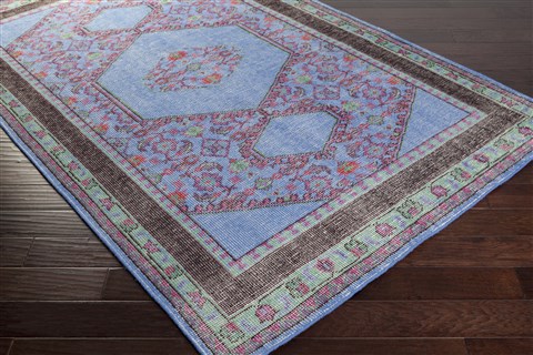 Surya Zahra Blue 80 X 110 Area Rug ZHA4002-811 800-61957 Image 1
