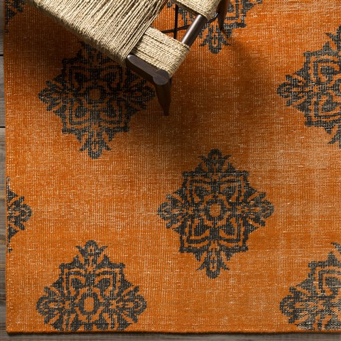 Surya Zahra Orange 36 X 56 Area Rug ZHA4025-3656 800-62047 Image 11