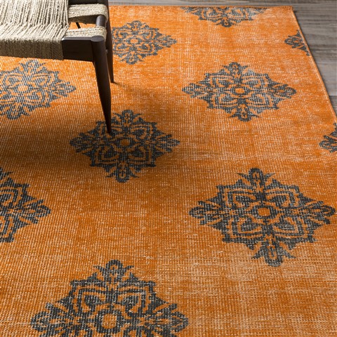 Surya Zahra Orange 36 X 56 Area Rug ZHA4025-3656 800-62047 Image 5