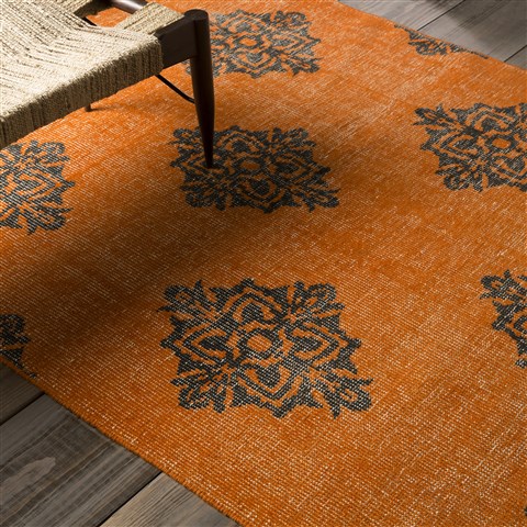 Surya Zahra Orange 36 X 56 Area Rug ZHA4025-3656 800-62047 Image 7