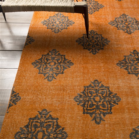 Surya Zahra Orange 36 X 56 Area Rug ZHA4025-3656 800-62047 Image 8