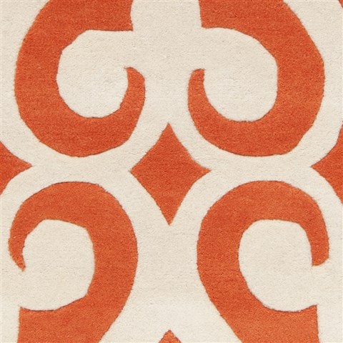 Surya Zuna Orange 33 X 53 Area Rug ZUN1051-3353 800-62130 Image 3