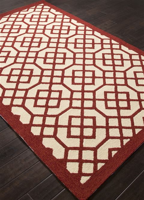 Jaipur Living Barcelona I O Red 36 X 56 Area Rug RUG116397 803-62816 Image 1