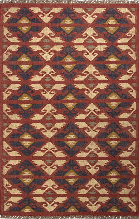Bedouian Rug Jaipur Living Bedouin Red Rectangle 2x3 ft jute Carpet 62936 | SKU 62936