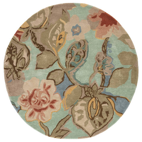 Jaipur Living Blue Green Round 60 X 60 Area Rug RUG100561 803-63178 Image 0