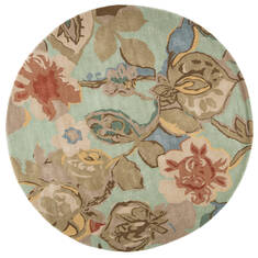 Jaipur Living Blue Green Round 8'0" X 8'0" Area Rug RUG100562 803-63179