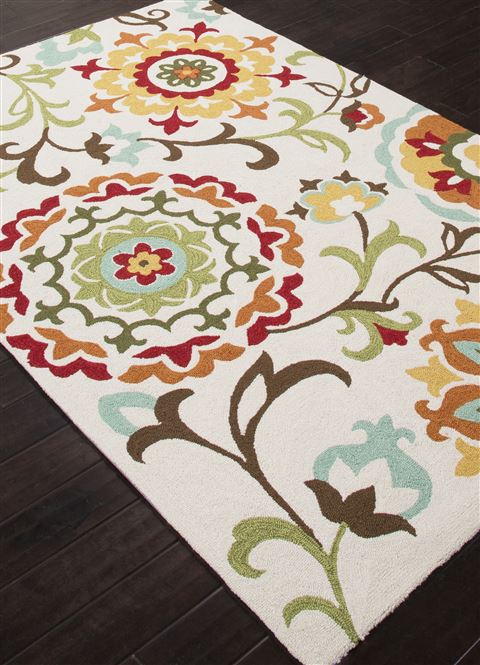 Jaipur Living Blossom White 20 X 30 Area Rug RUG122605 803-63595 Image 1