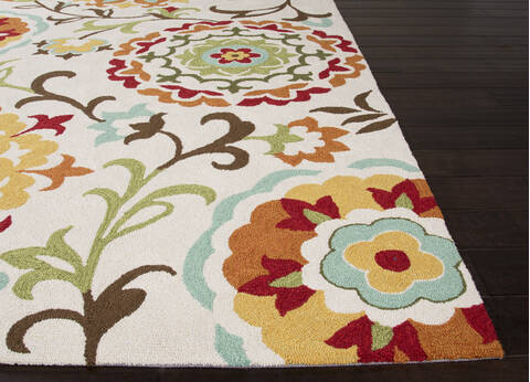 Jaipur Living Blossom White 50 X 76 Area Rug RUG120775 803-63596 Image 2