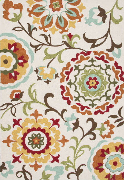Jaipur Living Blossom White 50 X 76 Area Rug RUG120775 803-63596 Image 0