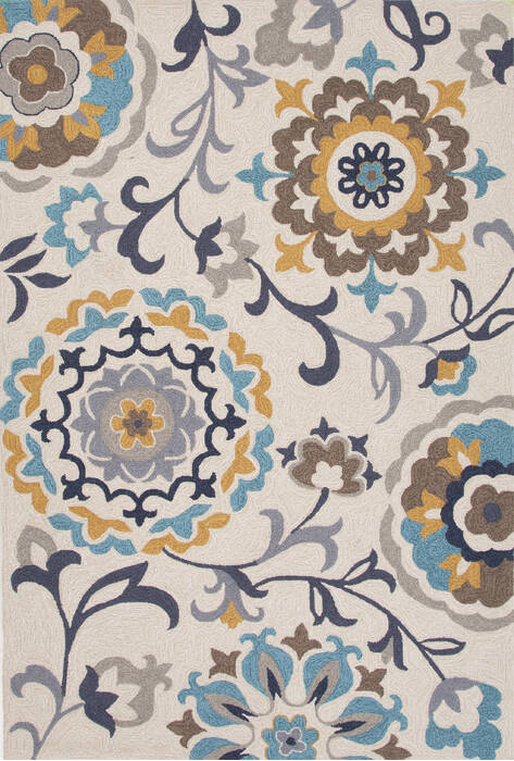 Jaipur Living Blossom Beige 76 X 96 Area Rug RUG122608 803-63600 Image 0