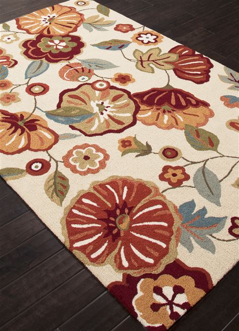 Jaipur Living Blossom White 50 X 76 Area Rug RUG120955 803-63608 Image 1
