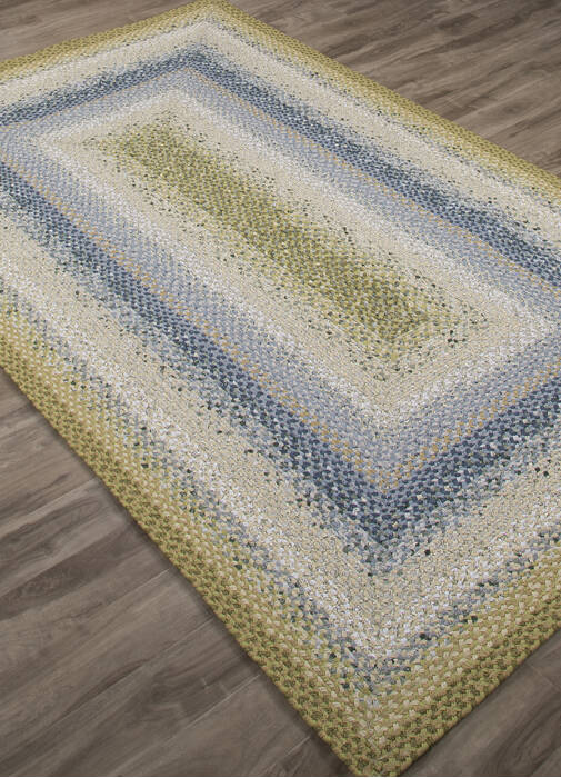Jaipur Living Cotton Braided Rugs Blue Rectangle 3x5 ft cotton Carpet ...