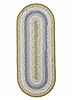 Jaipur Living Cotton Braided Rugs Blue Oval 18 X 26 Area Rug RUG119670 803-63832 Thumb 1