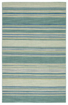 Jaipur Living Coastal Shores Blue Rectangle 8x10 ft Wool Carpet 64007