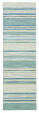 Jaipur Living Coastal Shores Blue Runner 6 to 9 ft Wool Carpet 64010