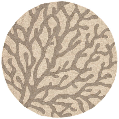 Jaipur Living Coastal Lagoon White Round 80 X 80 Area Rug RUG122476 803-64104 Image 0