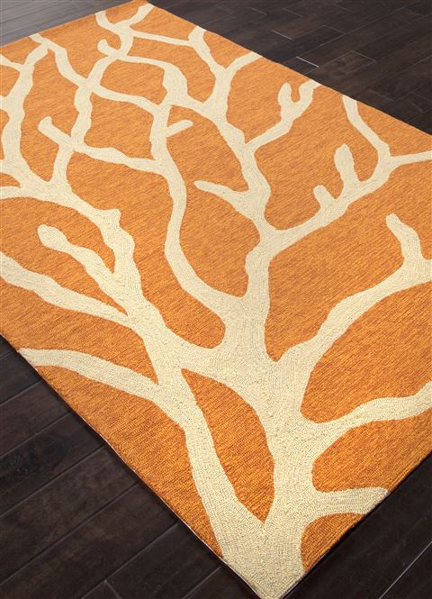 Jaipur Living Coastal Lagoon Orange 76 X 96 Area Rug RUG122690 803-64159 Image 1