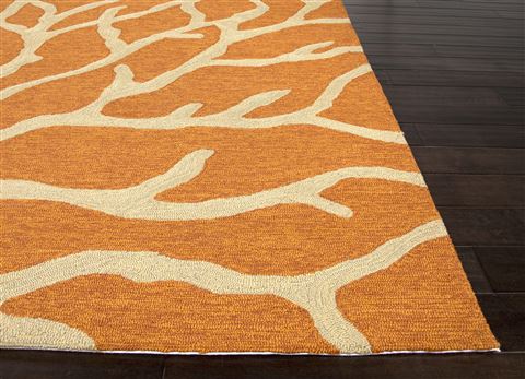Jaipur Living Coastal Lagoon Orange 76 X 96 Area Rug RUG122690 803-64159 Image 2