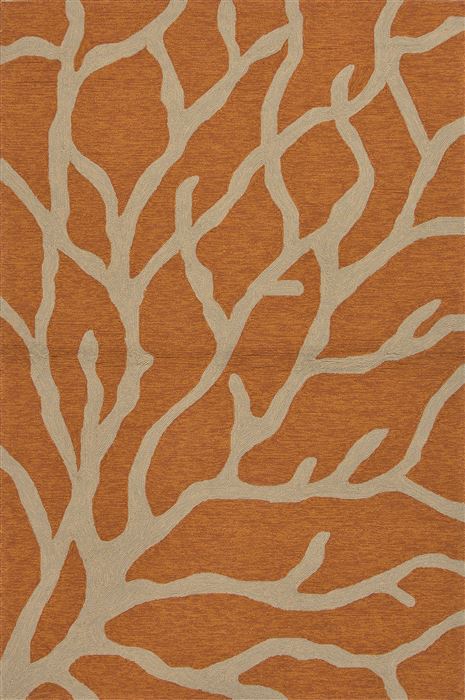 Jaipur Living Coastal Lagoon Orange 76 X 96 Area Rug RUG122690 803-64159 Image 0