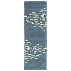 Jaipur Living Coastal Resort Blue Runner 2'6" X 8'0" Area Rug RUG122908 803-64197