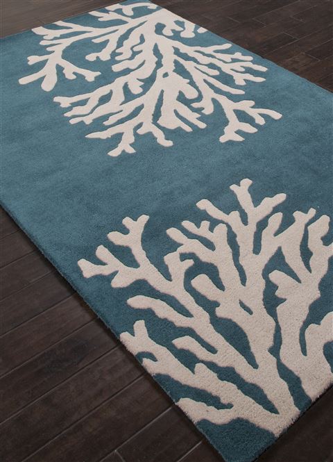 Jaipur Living Coastal Seaside Blue 20 X 30 Area Rug RUG121233 803-64227 Image 1