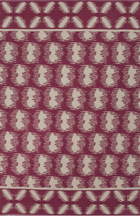 Jaipur Living Traditions Made Modern Cotton Flat Weave Purple 20 X 30 Area Rug RUG122230 803-65965 Image 0