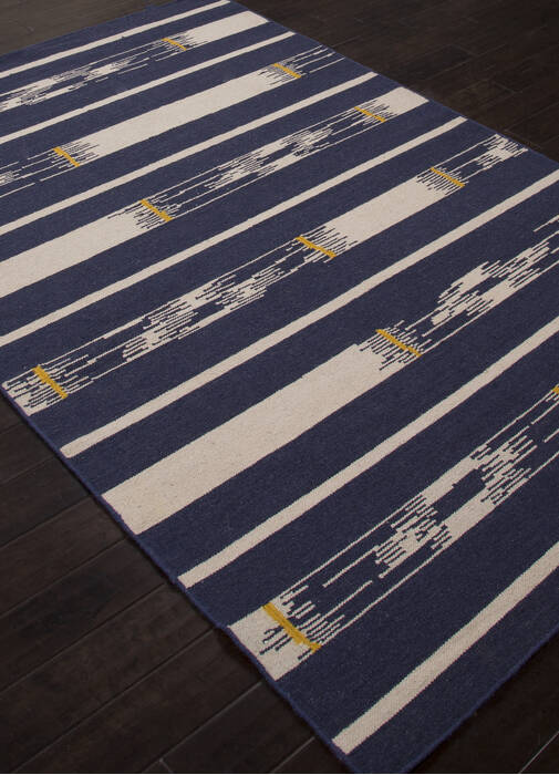 Jaipur Living Traditions Made Modern Flat Weave Blue 20 X 30 Area Rug RUG122240 803-66010 Image 1