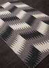 Jaipur Living Traditions Made Modern Flat Weave Black 20 X 30 Area Rug RUG122823 803-66022 Thumb 1
