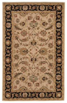 Jaipur Living Mythos Beige Rectangle 4x6 ft Wool Carpet 66601
