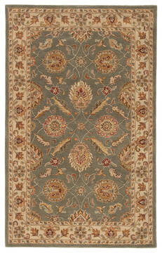 Jaipur Living Mythos Green Rectangle 4x6 ft Wool Carpet 66671